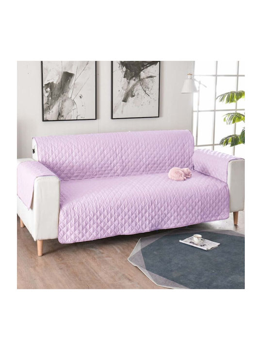 Pucioasa Elastische Abdeckung für Zweisitziges Sofa Lilac 1Stück LJD14820