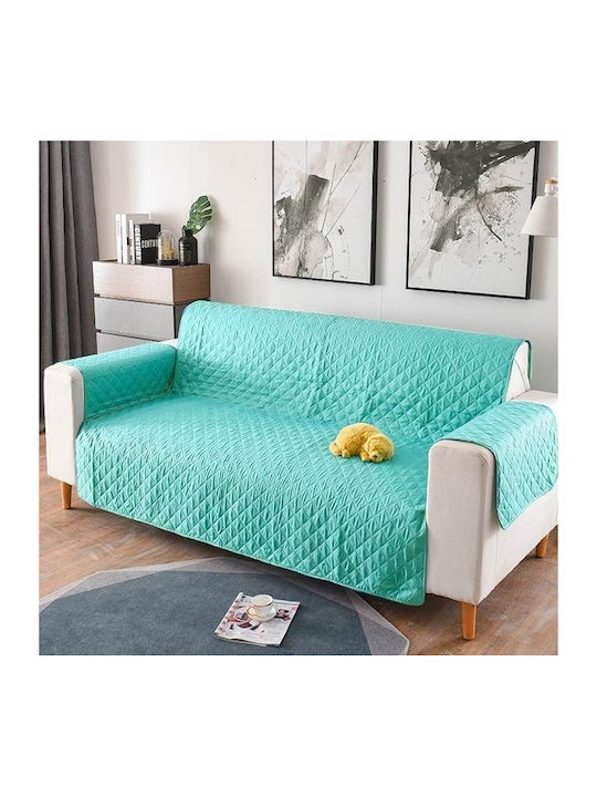 Pucioasa Ελαστικό Κάλυμμα Διθέσιου Καναπέ Mint Green