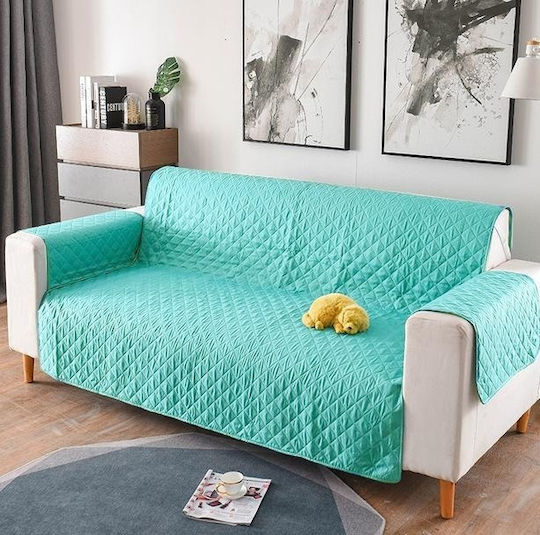 Pucioasa Ελαστικό Κάλυμμα Διθέσιου Καναπέ Mint Green