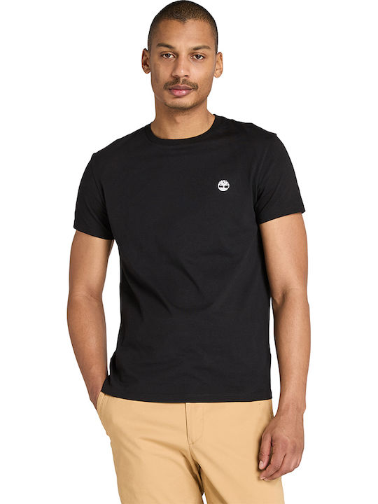 Dunstan River Men's Undershirts Short-sleeved in Black Color 3Pack