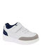 Παιδικά Sneakers με Σκρατς Λευκά