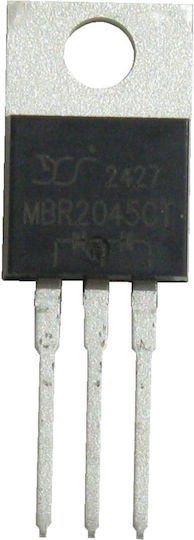Δίοδος Schottky με Τάση 45V και Ένταση 20A 1τμχ MBR2045CT