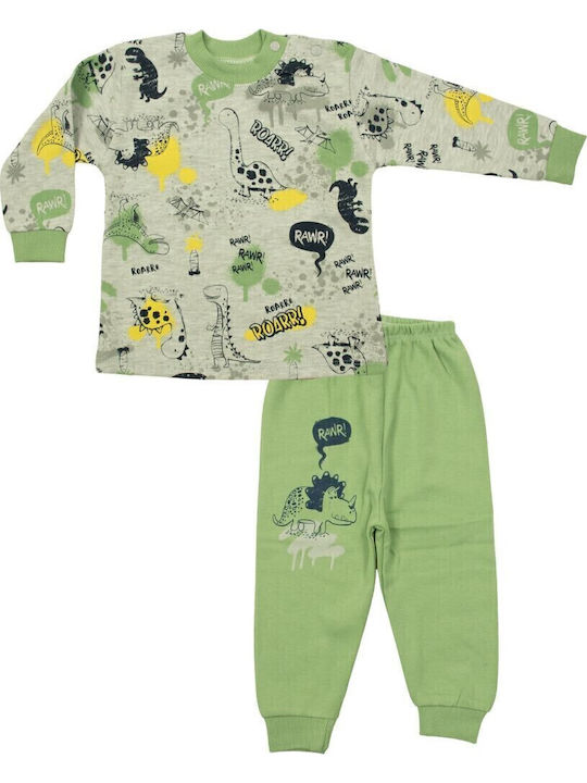 Kamtex Baby Kids' Pajamas Winter Green