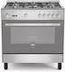 La Germania CLS95C81DX GN с емайлирани котлони Ш93.5см. Inox
