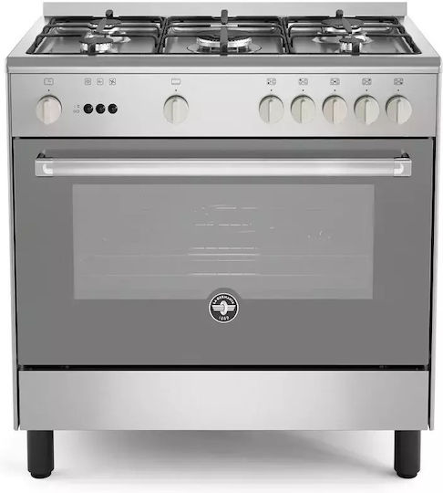 La Germania CLS95C81DX GN с емайлирани котлони Ш93.5см. Inox