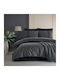 Clasy Home Set Husă de Pilotă Bumbac Dublă cu 2 Fețe de Pernă & 1 Cearsaf 200x220 Nienna V2