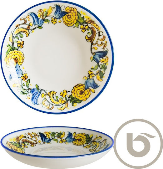 Porcelain Salad Bowl Multicolour