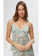 Minerva Summer Women's Pyjama Top Turquoise