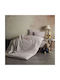 Class Home Collection Baby Duvet Cover Set With Pillowcase Brown 120x150cm