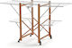 Wooden Folding Floor Clothes Drying Rack with Hanging Length 30m