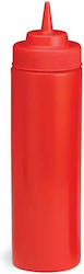 Plastic Bottle Lbpe Ketchup Red 710ml