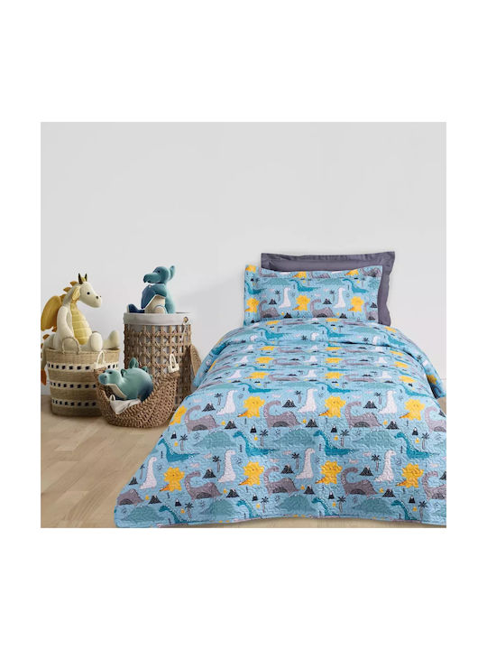 Das Home Παιδικό Κουβερλί Μονό Blue, Grey 160x240εκ.