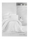 Pucioasa Duvet Cover Cotton Double 200x220 White