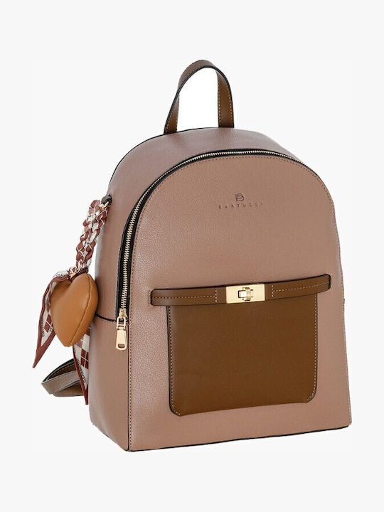 Bartuggi Leder Damentasche Rucksack Tabac Braun