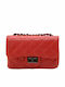 Leder Damentasche Rucksack Rot