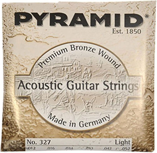 Pyramid Light Σετ Χορδών Bronze Ακουστικής Κιθάρας 12 - 52"