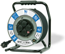 Professional Outdoor Extension Reel 3x1.5mm 20m 4 Sockets