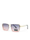 Riverio Damen Sonnenbrille mit Gold Metall Gestell und Gray Verlaufsfarbe Linse RV42381