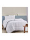 Tac Πάπλωμα Διπλό με Γέμιση Microfiber 215x235εκ. White