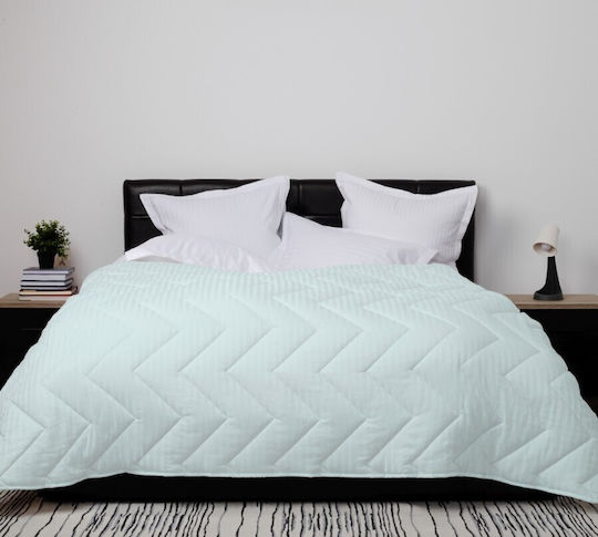 Pucioasa Bettbezug Wolle Einzelbett 160x210cm Mint 400 GSMGsm
