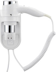Bakaji Hotel-Haartrockner Silber mit 14,5 cm Kabel Bakaji Hotel-Haartrockner Silber mit 14,5 cm Kabel
