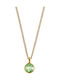 Dyrberg/Kern Necklace from Gold Plated Steel Green