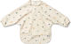 Liewood Aviator Waterproof Plastic Coverall with Pocket and Sleeves Ecru
