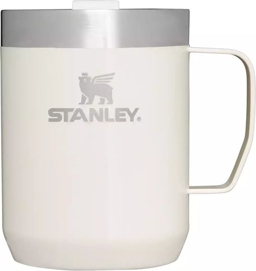 Stanley Classic Legendary Camp Pahar Termos Din Oțel Inoxidabil Fără BPA 230ml Crem Lucios