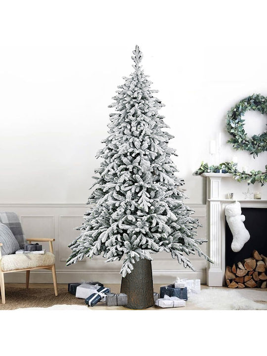 Christmas Tree Snowy 210cm with 2037 Branches