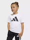 Παιδικό T-shirt white/black Essentials