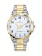 Beverly Hills Polo Club Men's Watch Battery with Pink Gold Metal Bracelet