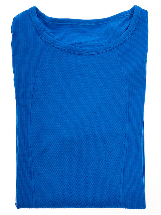Admiral Herren Thermo Langarmshirt Blau