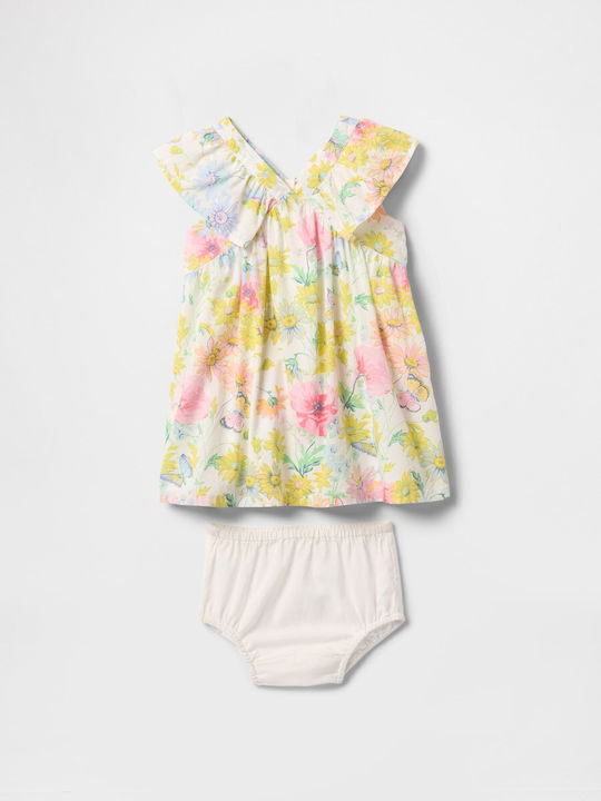 Rochie Fete Floral Set Cu Chilot Multicolor Floral