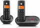 Motorola E212 Ασύρματο Τηλέφωνο Duo Μαύρο
