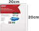 Artix Leinwand auf Keilrahmen Weiß Platz 20x20cm 280gr/m² 1Stück