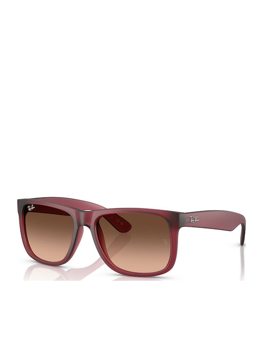 Ray Ban Justin Unisex Γυαλιά Ηλίου με Μπορντό Κ...