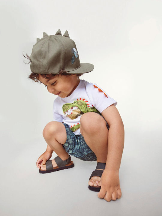 Name It Kids' Hat Jockey Fabric Khaki