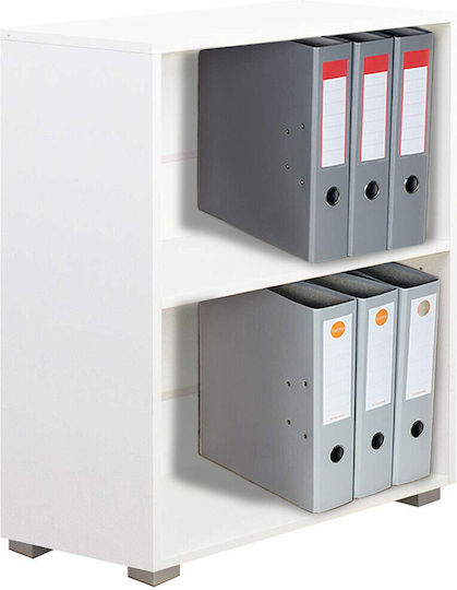 White Bookcase 77x60x31cm