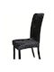Ehome Elastic Cover for Chair Black 45εκ. 1pcs CVR-CB-Μαύρο