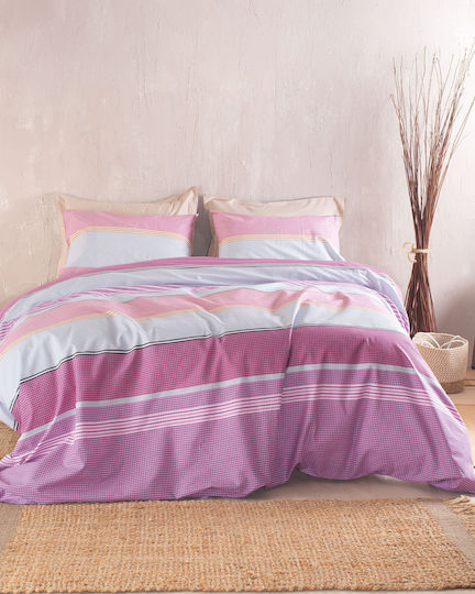Rythmos Diva Module Cuvertură Single Bumbac Roz 160x240cm 2buc