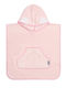 Sensillo Baby Bademantel & Kapuzenhandtuch mit Kapuze Rosa 55x60cm
