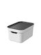 Rotho Babydesign Plastic Cutie de Depozitare cu Capac Alb 26.5x18.5x13.3cm 1buc