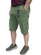 Herrenshorts Cargo Grün