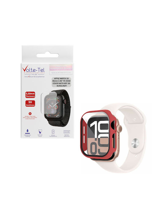 Volte-Tel Edge Cover with Key Πλαστική Θήκη σε χρώμα για Apple Watch 10 46mm Volte-Tel Edge Cover with Key Πλαστική Θήκη σε χρώμα για Apple Watch 10 46mm