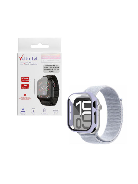 Volte-Tel Edge Cover with Key Πλαστική Θήκη σε χρώμα για Apple Watch 10 46mm Volte-Tel Edge Cover with Key Πλαστική Θήκη σε χρώμα για Apple Watch 10 46mm