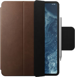 Nomad Folio Klappdeckel Lederartig (Apple iPad Pro 13 M4 2024) Braune