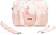 Sensillo Wickeltasche-Wickeltasche Schulter/Hand Rosa 43x30x13cm.
