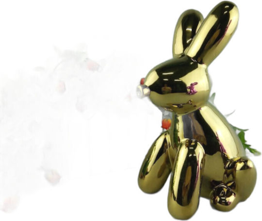 Κουμπαράς Κεραμικός Κουνελάκι Balloon Lucy Pomme Pidou M Gteen Gold