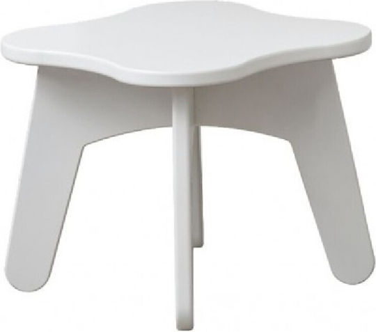 Hocker Wolke Weiß 1Stück