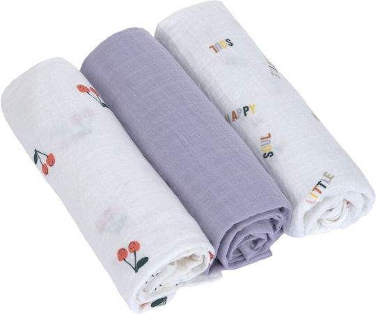 Laessig Swaddle Blanket 85x85cm 3 Bucăți Laessig Swaddle Blanket 85x85cm 3 Bucăți
